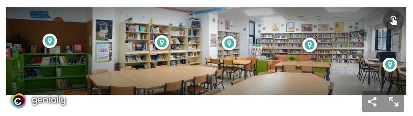 Unha biblioteca escolar en secundaria