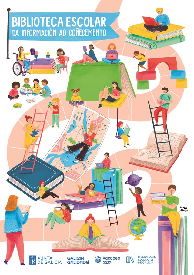 Biblioteca escolar, da información ao coñecemento