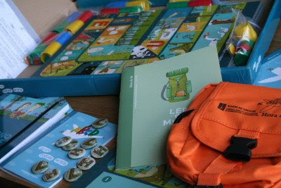 Imaxe material hora de ler