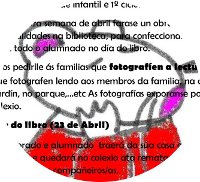 Actividades en abril, mes do libros